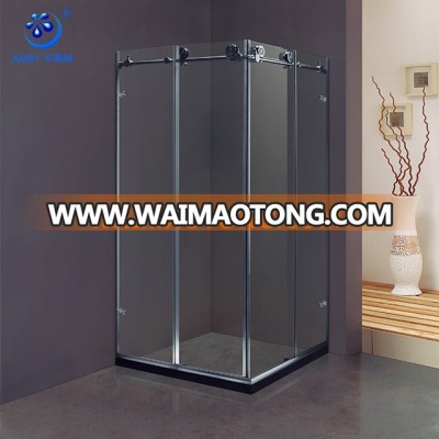 KT8012 Whole Shower 304 stainless steel Room Complete Square Sliding Mobile Sex Shower Room