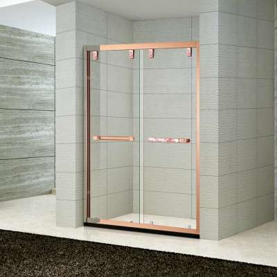 New luxury copper frame L-shape shower room Steam room equipment KD5221