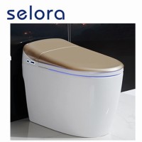 one piece s-trap smart toilet automatic with sensor seat